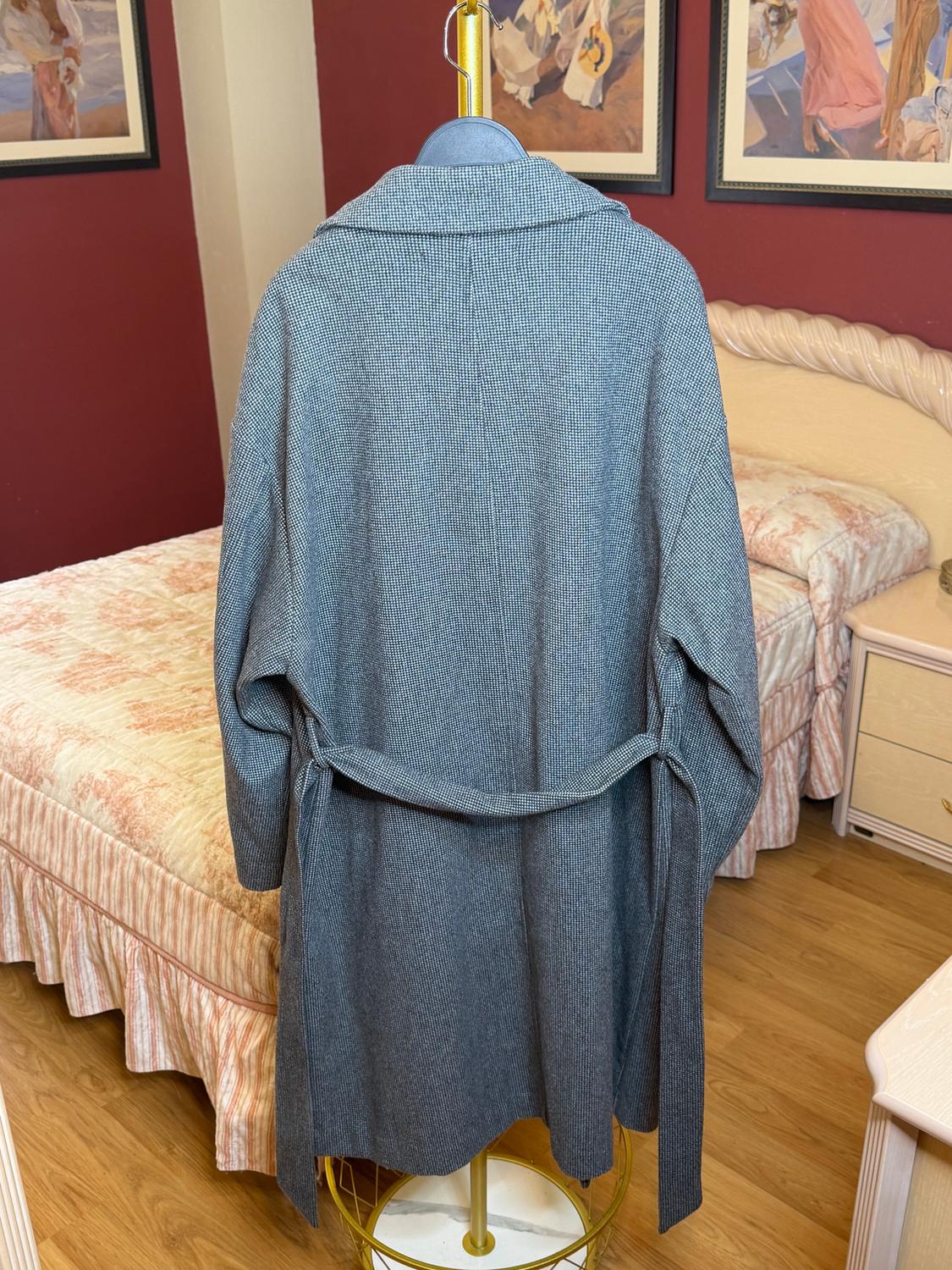BELTED SOFT-EFFECT COAT - Image 4
