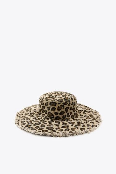 CHAPÉU BUCKET COM ESTAMPADO ANIMAL - Leopardo da Zara