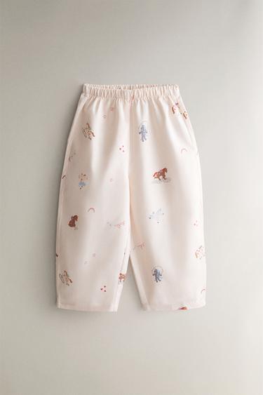 PYJAMA ENFANT FLANELLE LICORNES - Rose de Zara - Image 3
