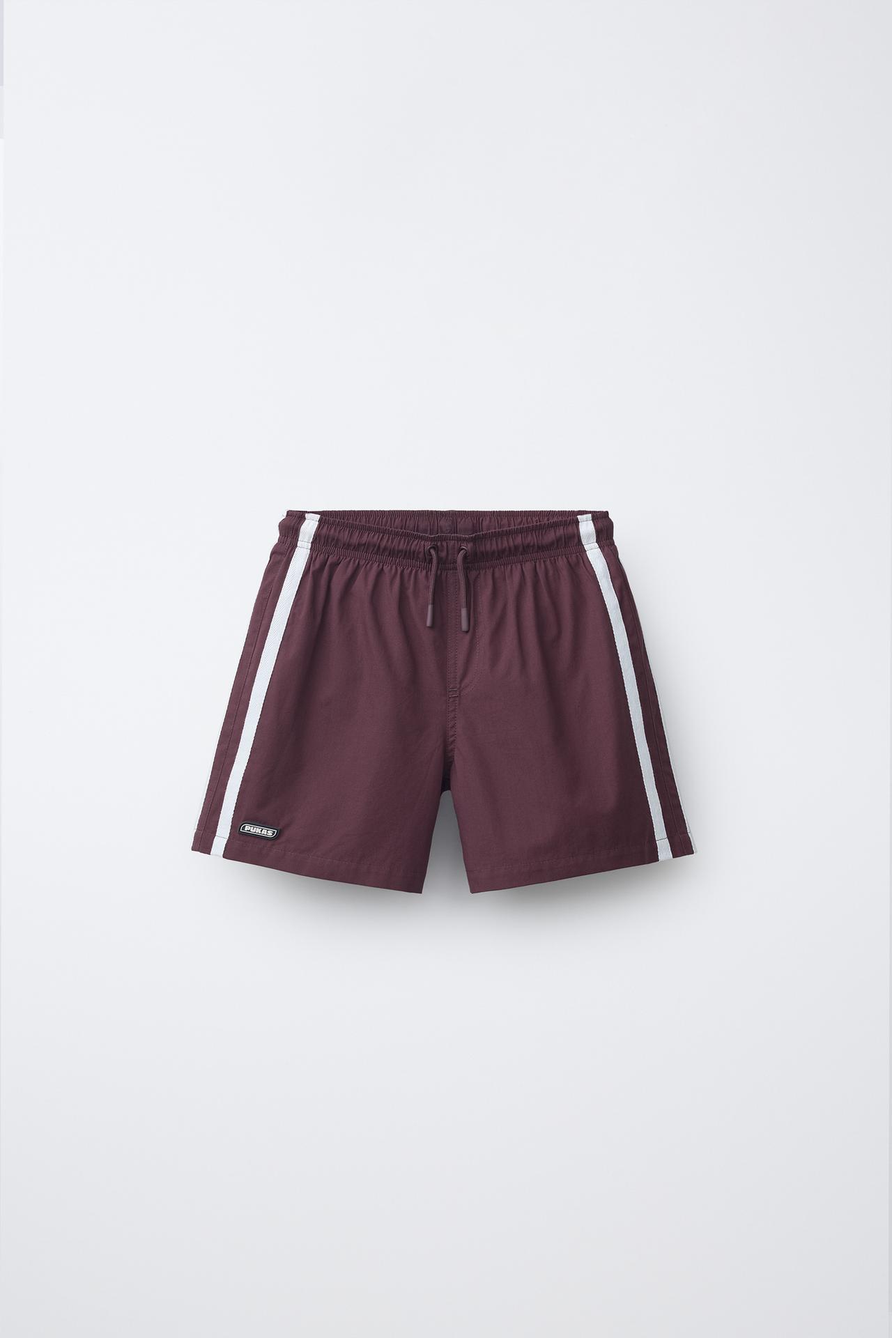 2-6 YEARS/ PUKAS SURF SWIM SHORTS — Eggplant