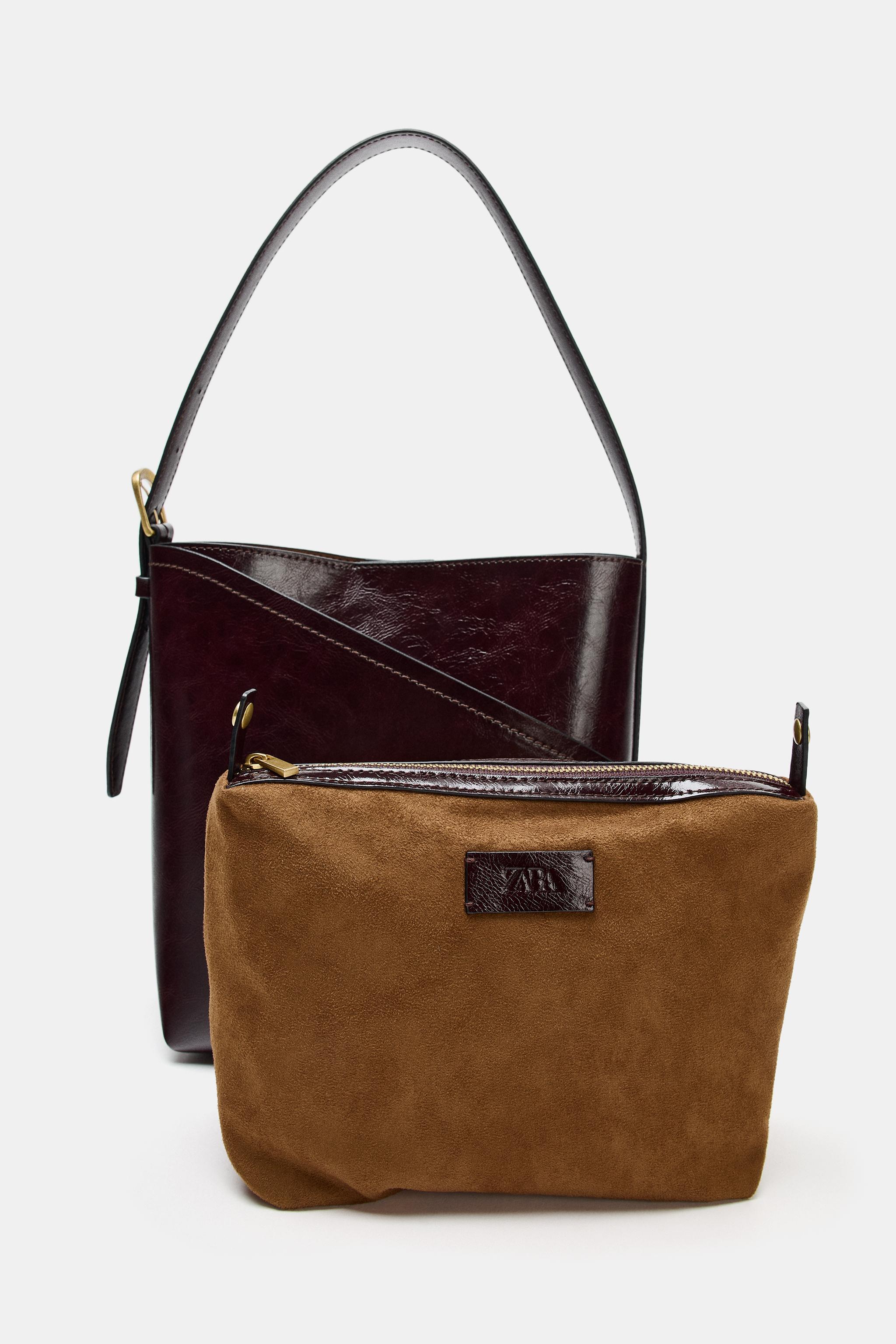 Женские сумки Zara ASYMMETRIC POCKET SHOULDER — фото 4
