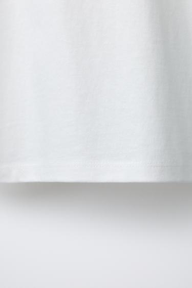 T-SHIRT IMPRIMÉ - Écru de Zara - Image 3