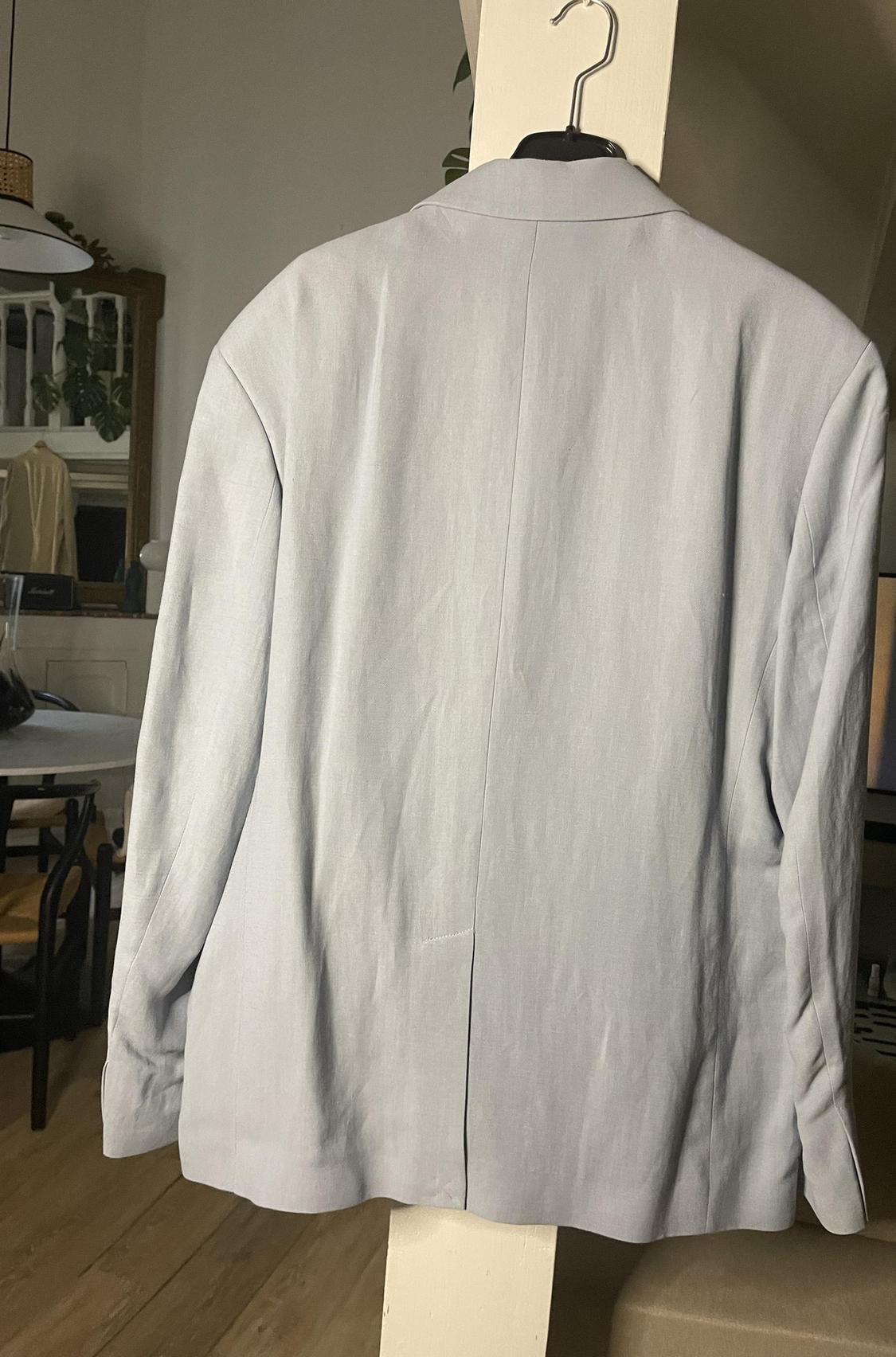 BLAZER EN LIN BLEU CIEL - Image 5
