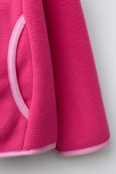 POLARTEC ® FLEECE JACKET - Fuchsia by Zara - Image 3
