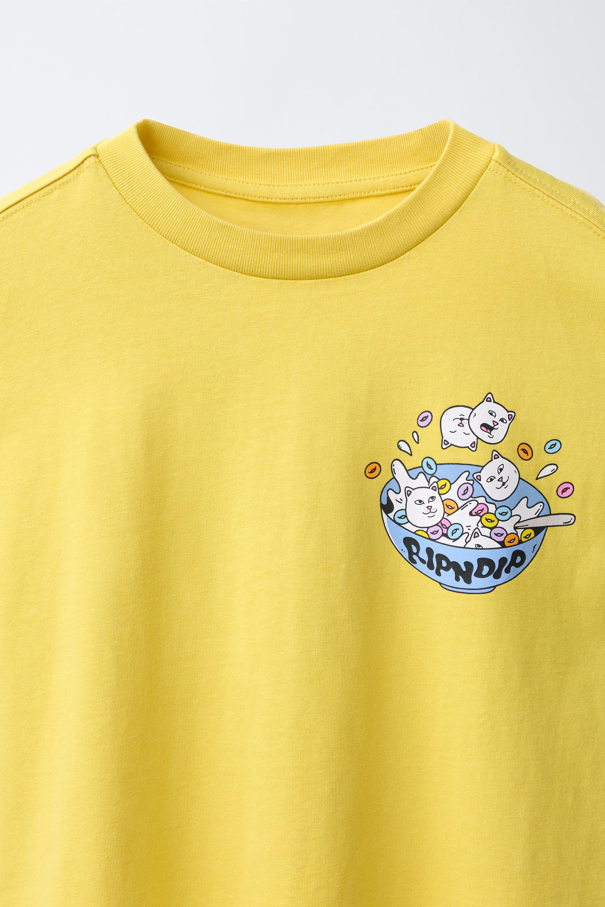 T-SHIRT À IMPRIMÉ LOGO RIPNDIP © X ZARA KIDS