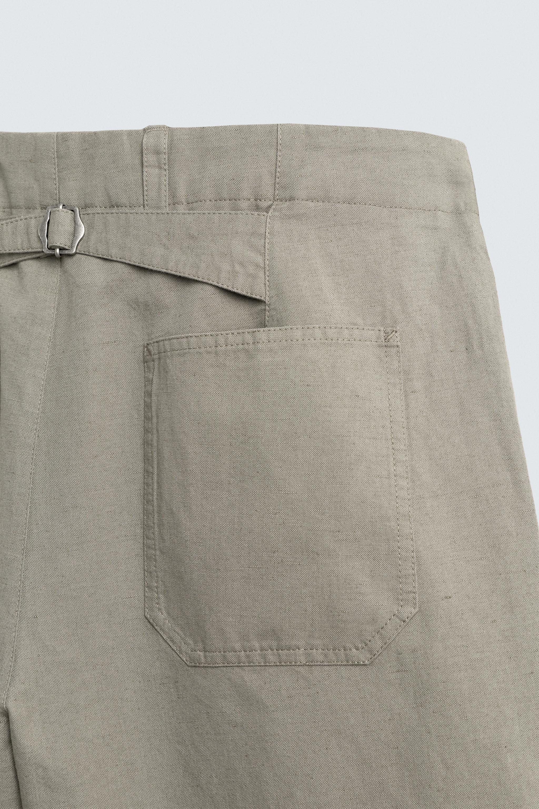 RELAXED FIT BELT LOOP PANTS