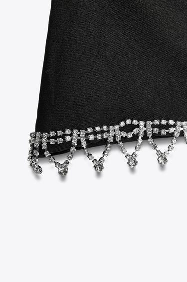 JEWEL STRAPLESS TOP - Black by Zara - Image 7