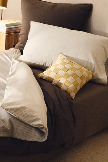 CHILDREN'S STRIPED DUVET COVER - Blue grey by Zara