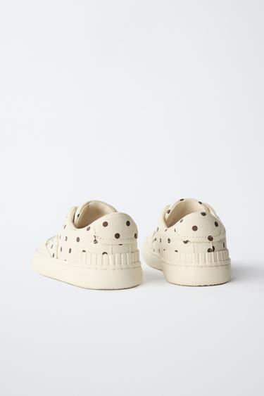 POLKA DOT PLIMSOLLS - Ecru White by Zara - Image 5