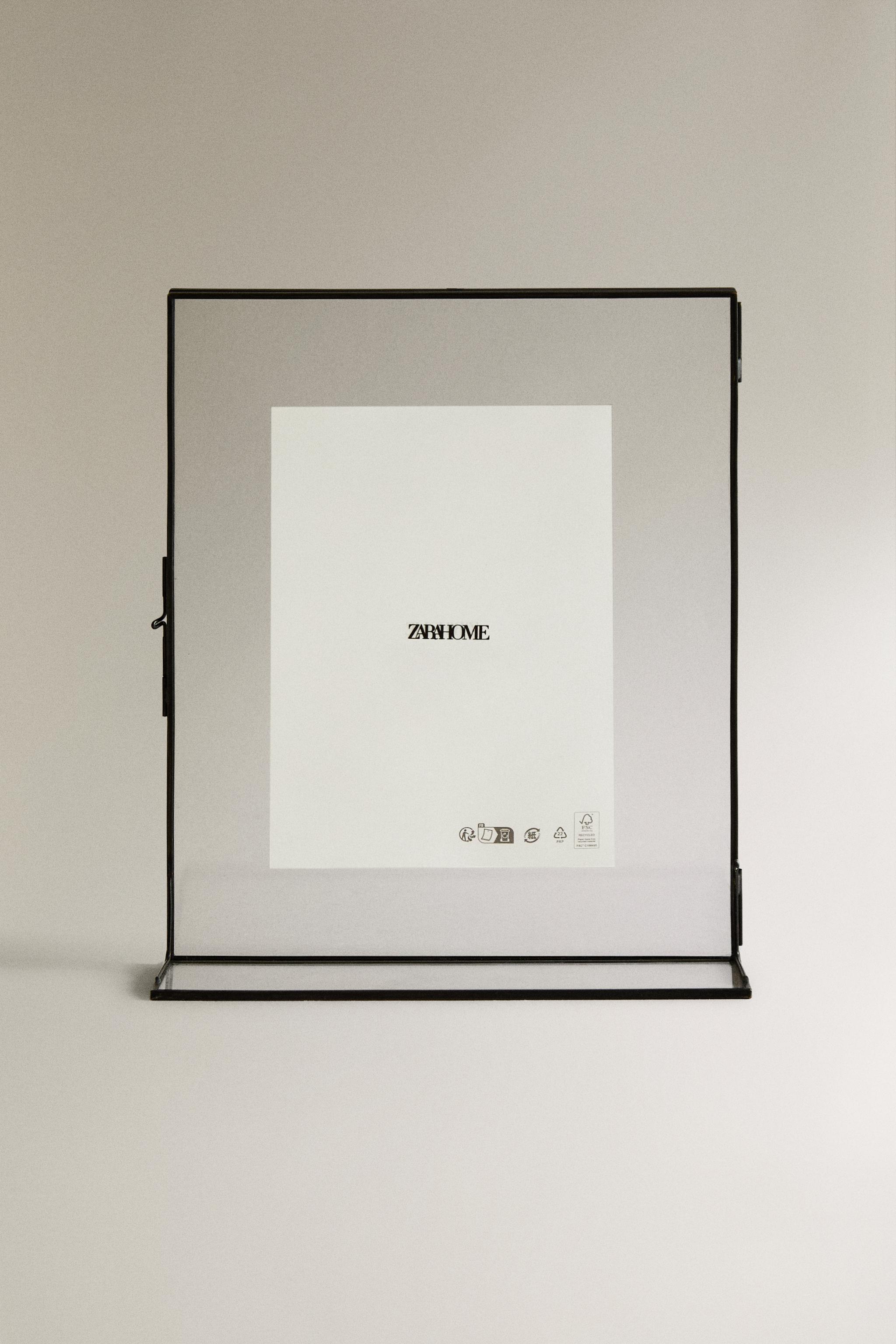 RECTANGULAR STRUCTURE PHOTO FRAME - Black | ZARA United Kingdom