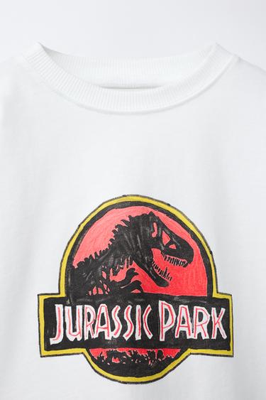 T-SHIRT ILLUSTRATION JURASSIC PARK© X DYLAN´S T-SHIRT CLUB X ZARA - Blanc de Zara - Image 2