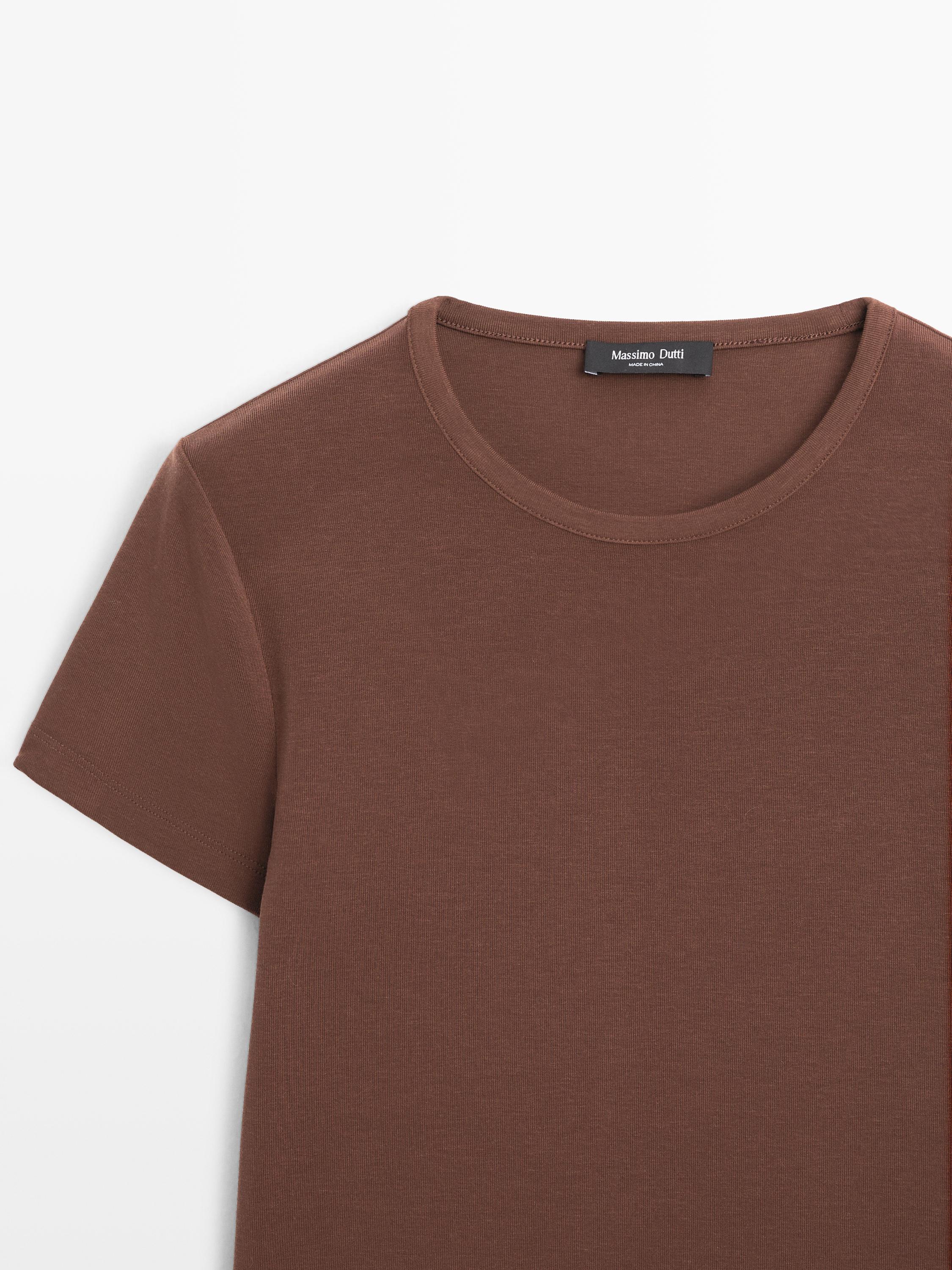 T-shirt à manches courtes en fibre de cellulose