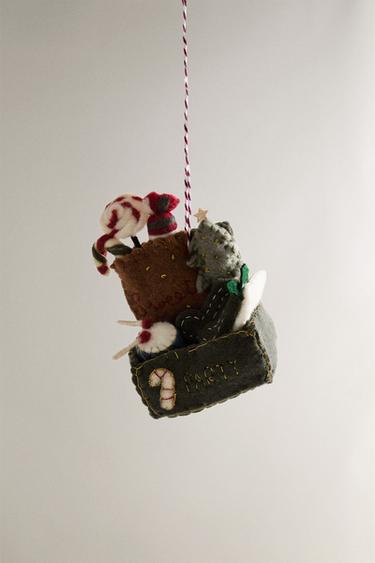 WEIHNACHTSBAUMSCHMUCK FILZ SPIELKISTE - Bunt von Zara - Bild 0