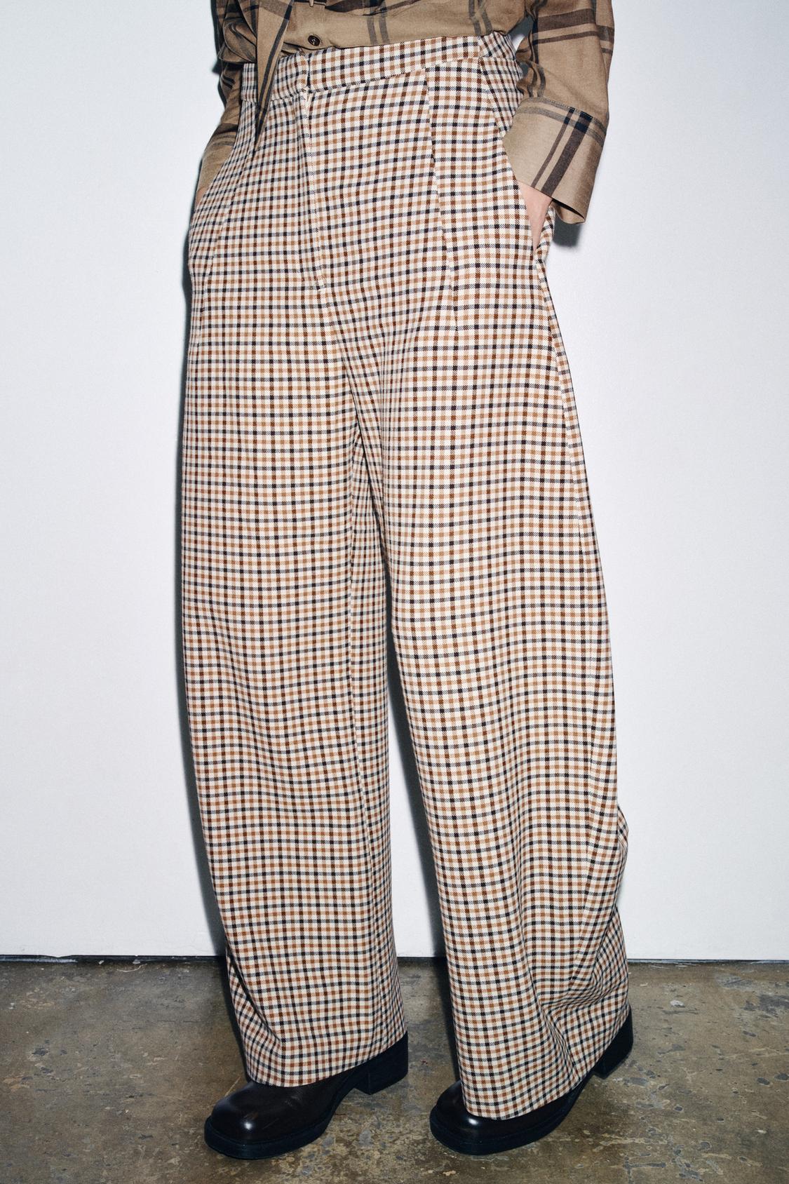 ZW COLLECTION PLAID PANTS