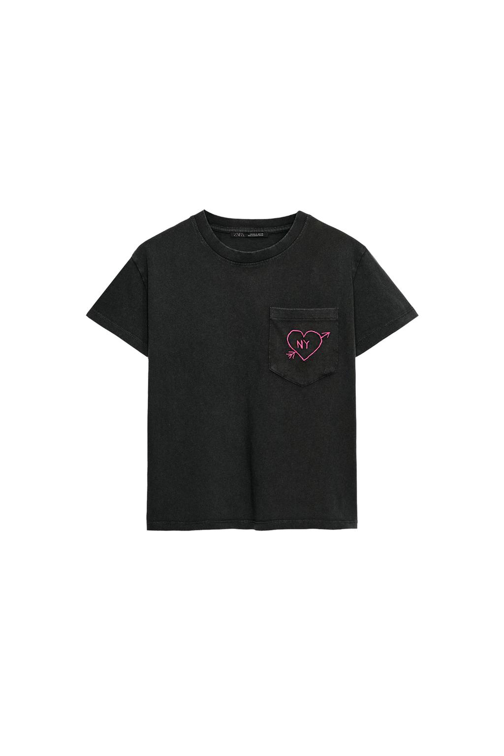 WASHED EFFECT POCKET T-SHIRT - image 3
