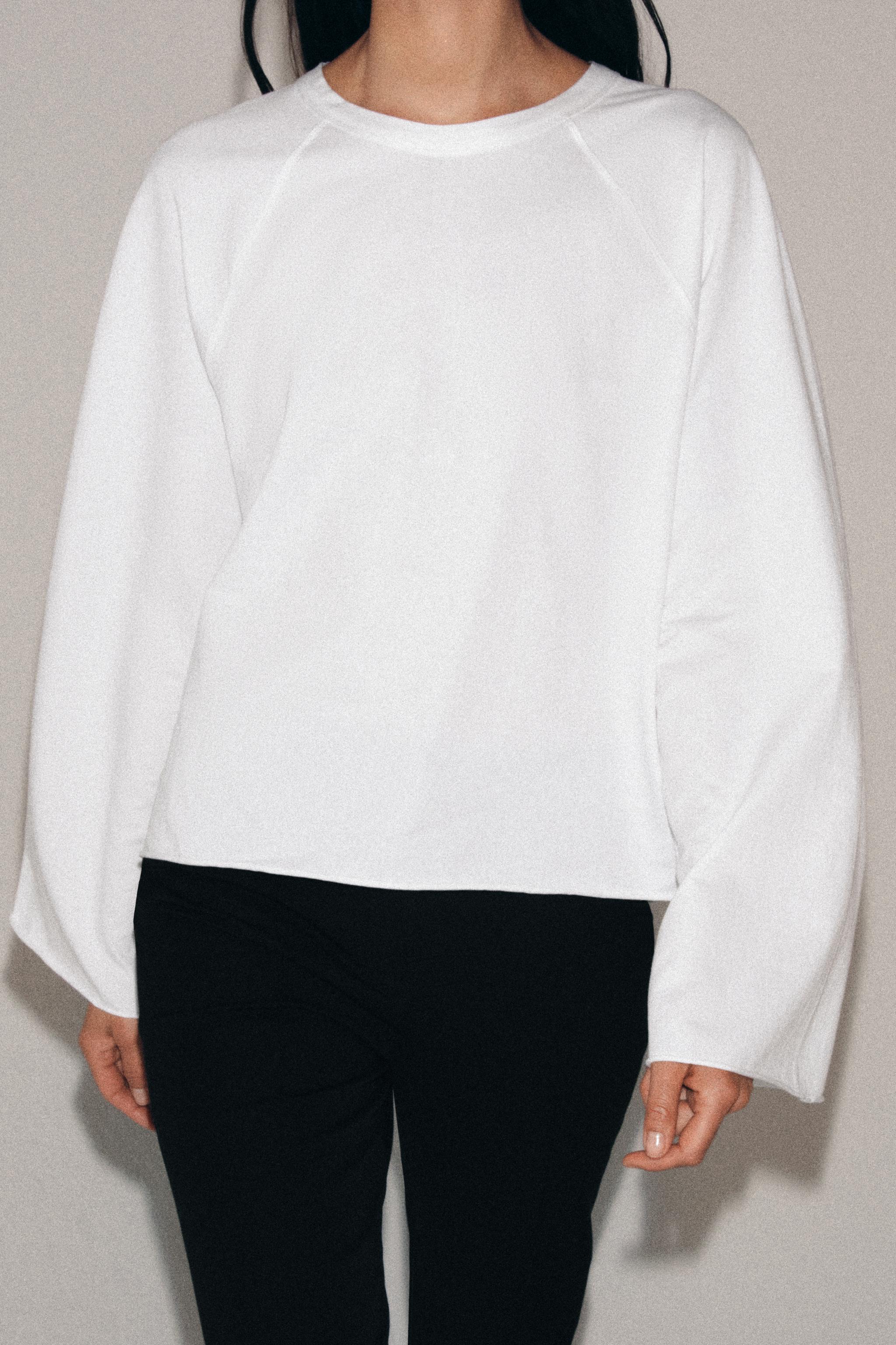 T-SHIRT À MANCHES LONGUES RAGLAN