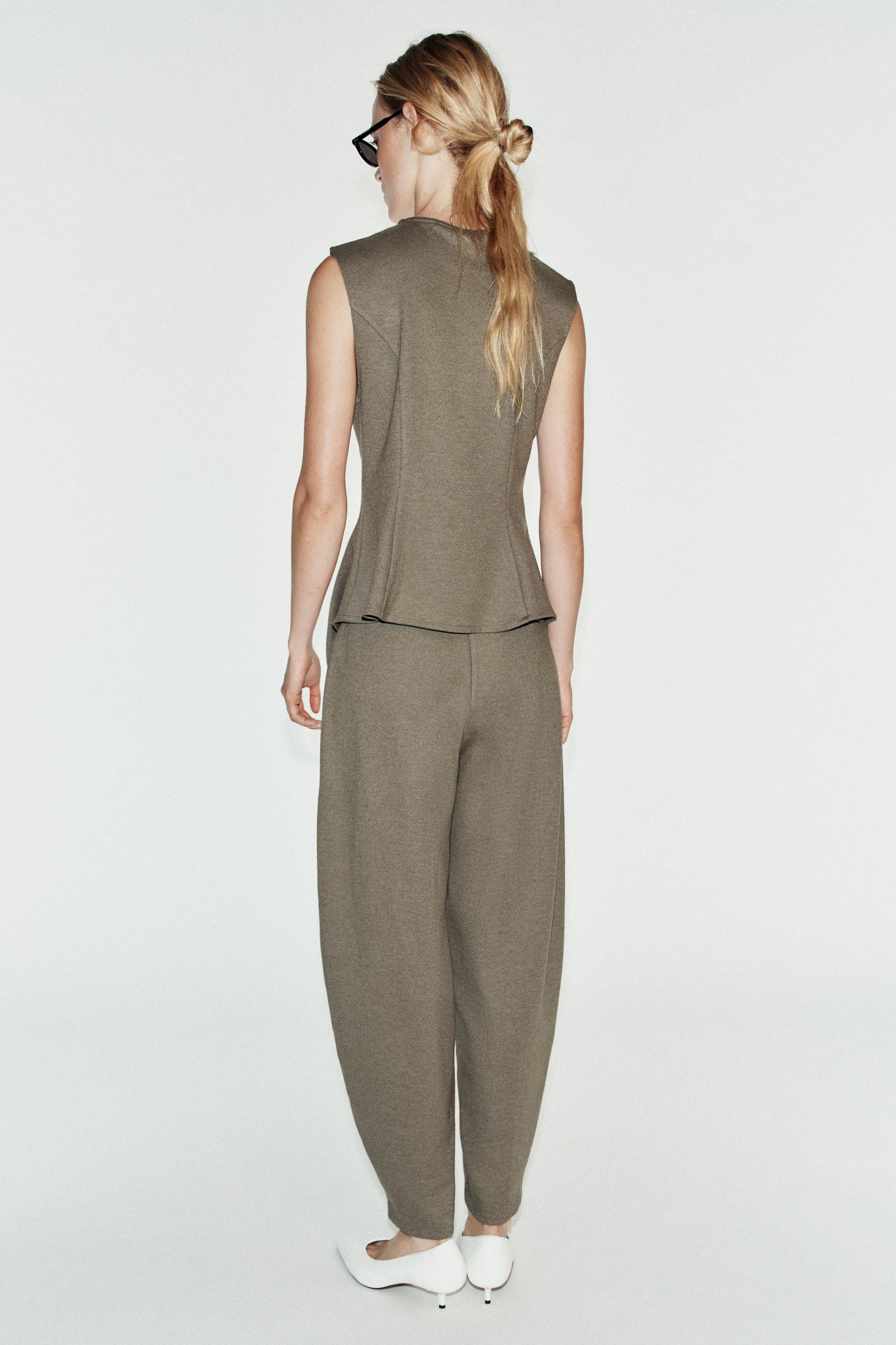 Женские брюки Zara SOFT CARROT PANTS — фото 4