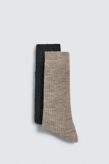LIMITED EDITION 2-PACK OF RIBBED SOCKS - various by Zara