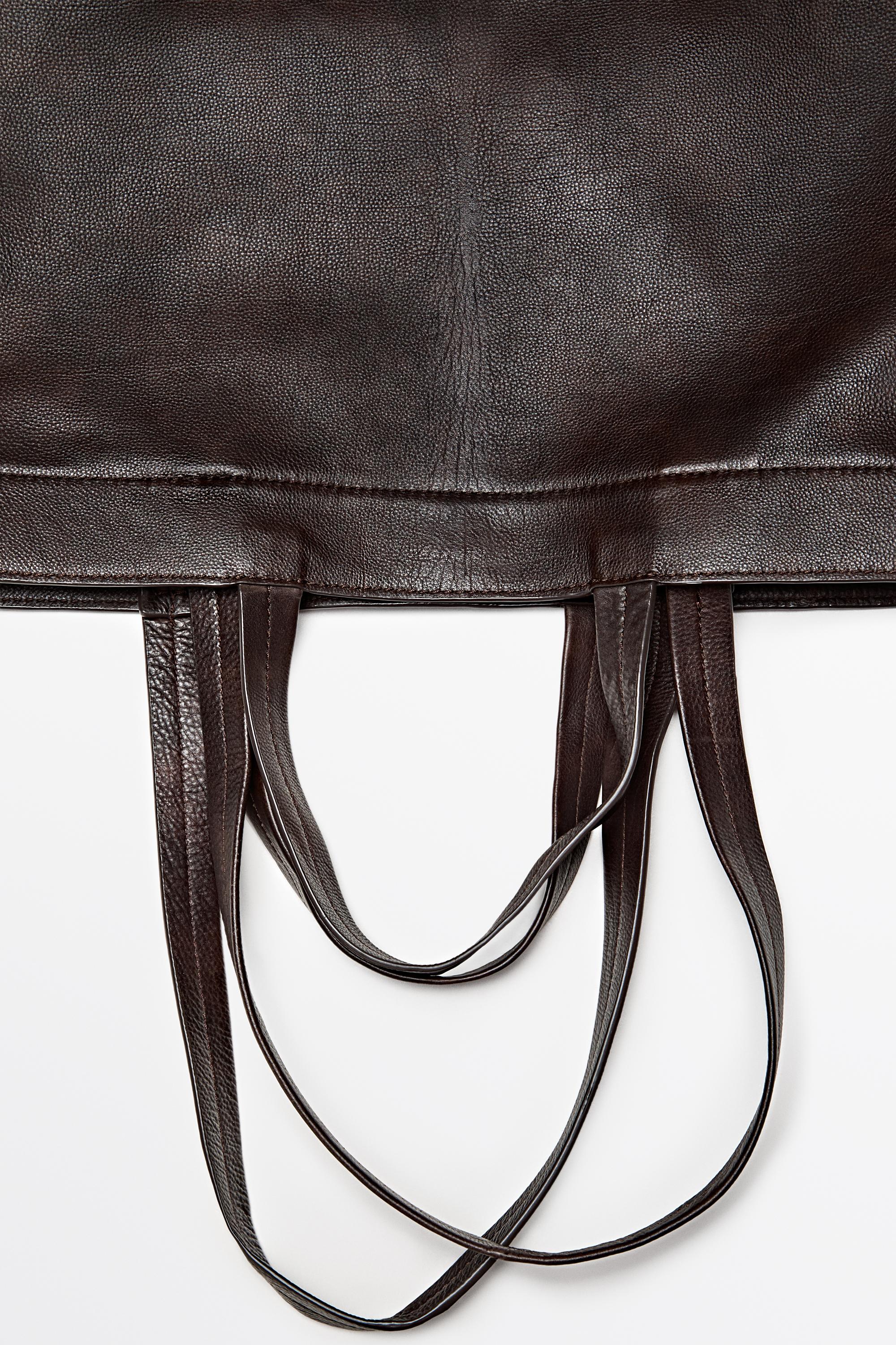 Nappa leather tote bag