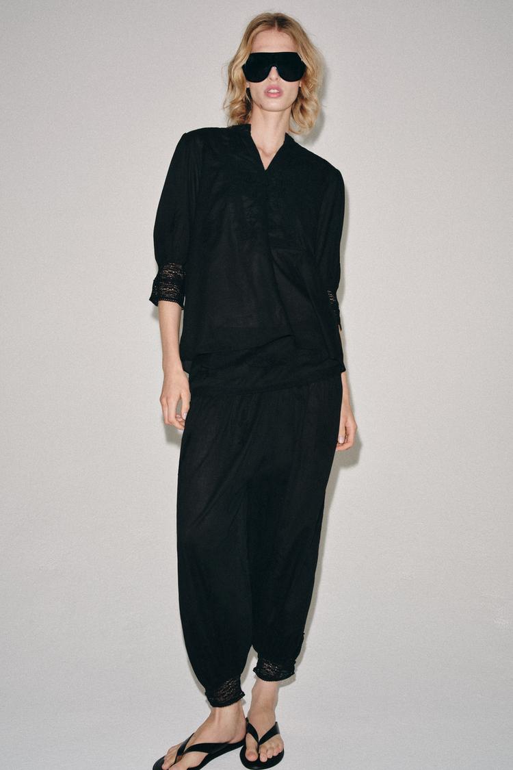 Blusa bordada de la colección ZW 3