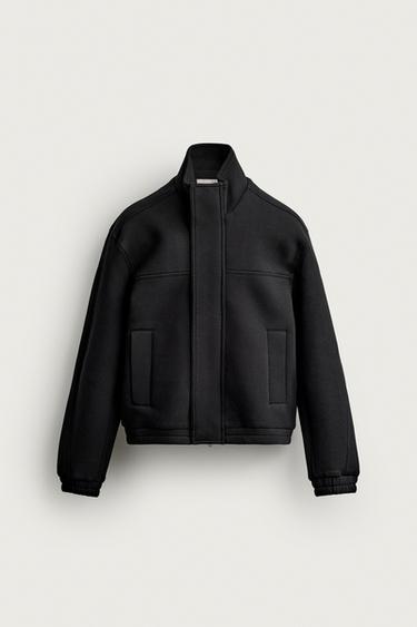 CAZADORA COMPACTA BOXY FIT - Negro de Zara