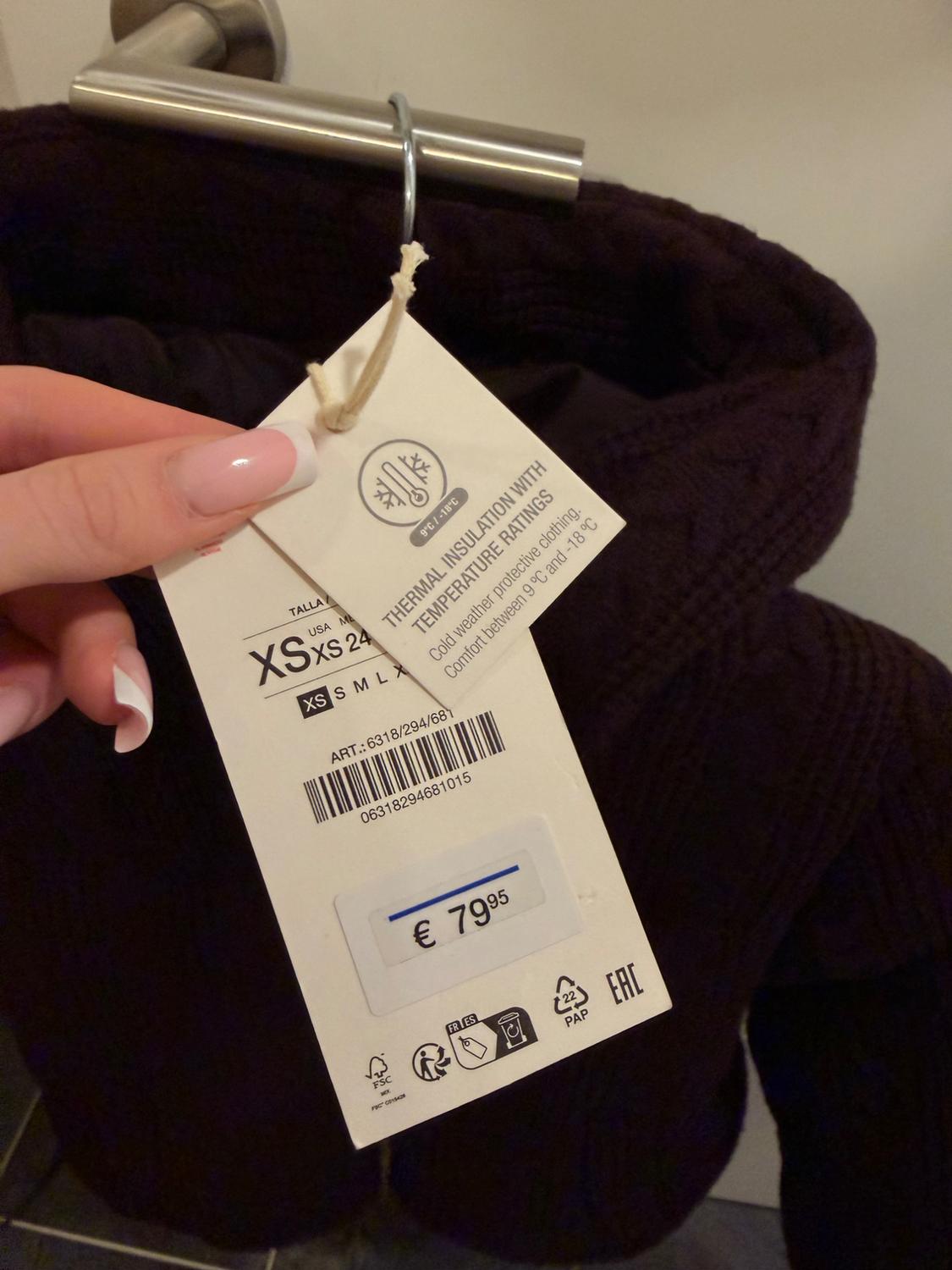 CABLE KNIT HOODED ANORAK - Image 3