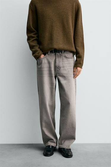 JEAN BAGGY FIT - Gris de Zara