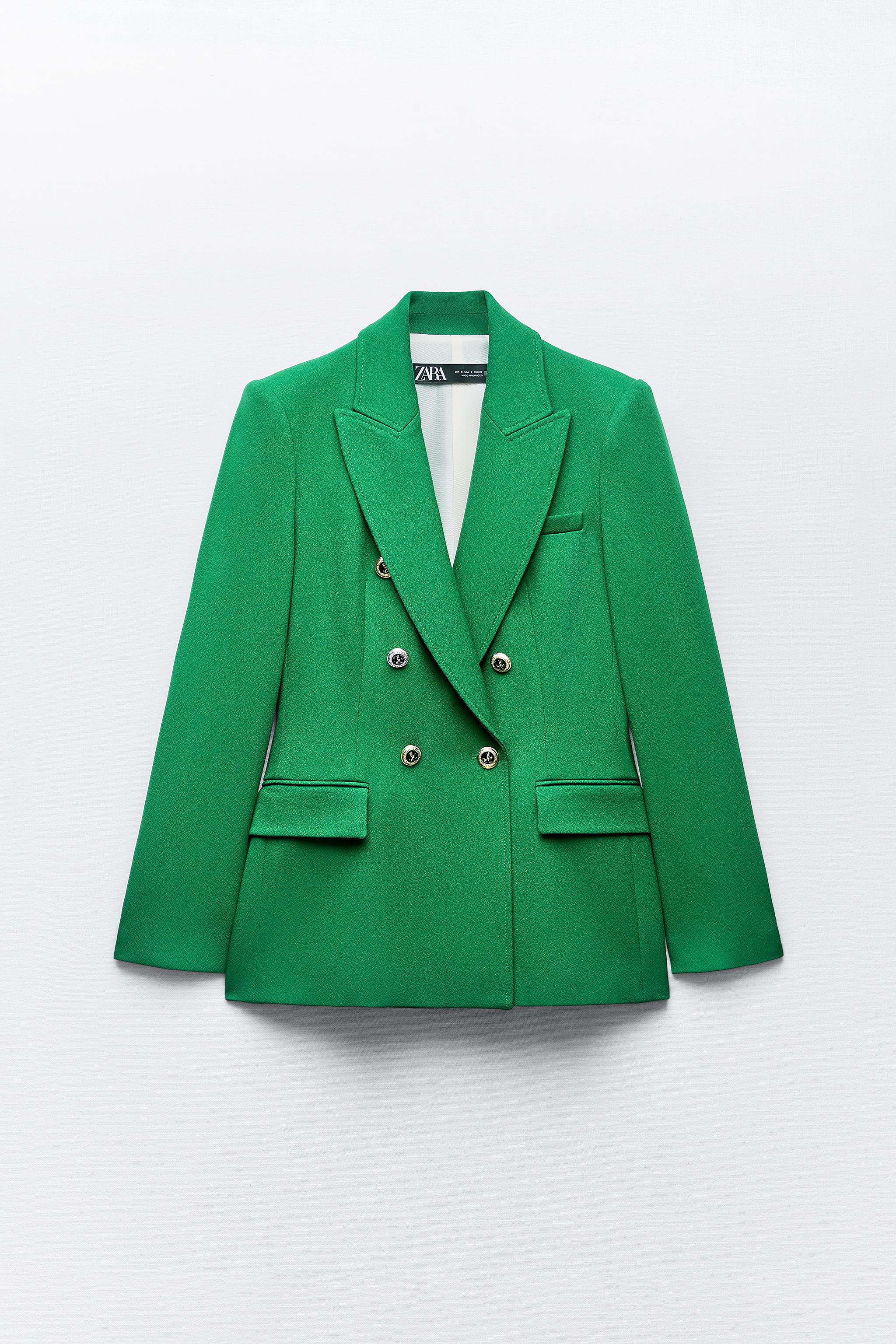 TAILORED DOUBLE-BREASTED BLAZER - Bluish | ZARA United Kingdom