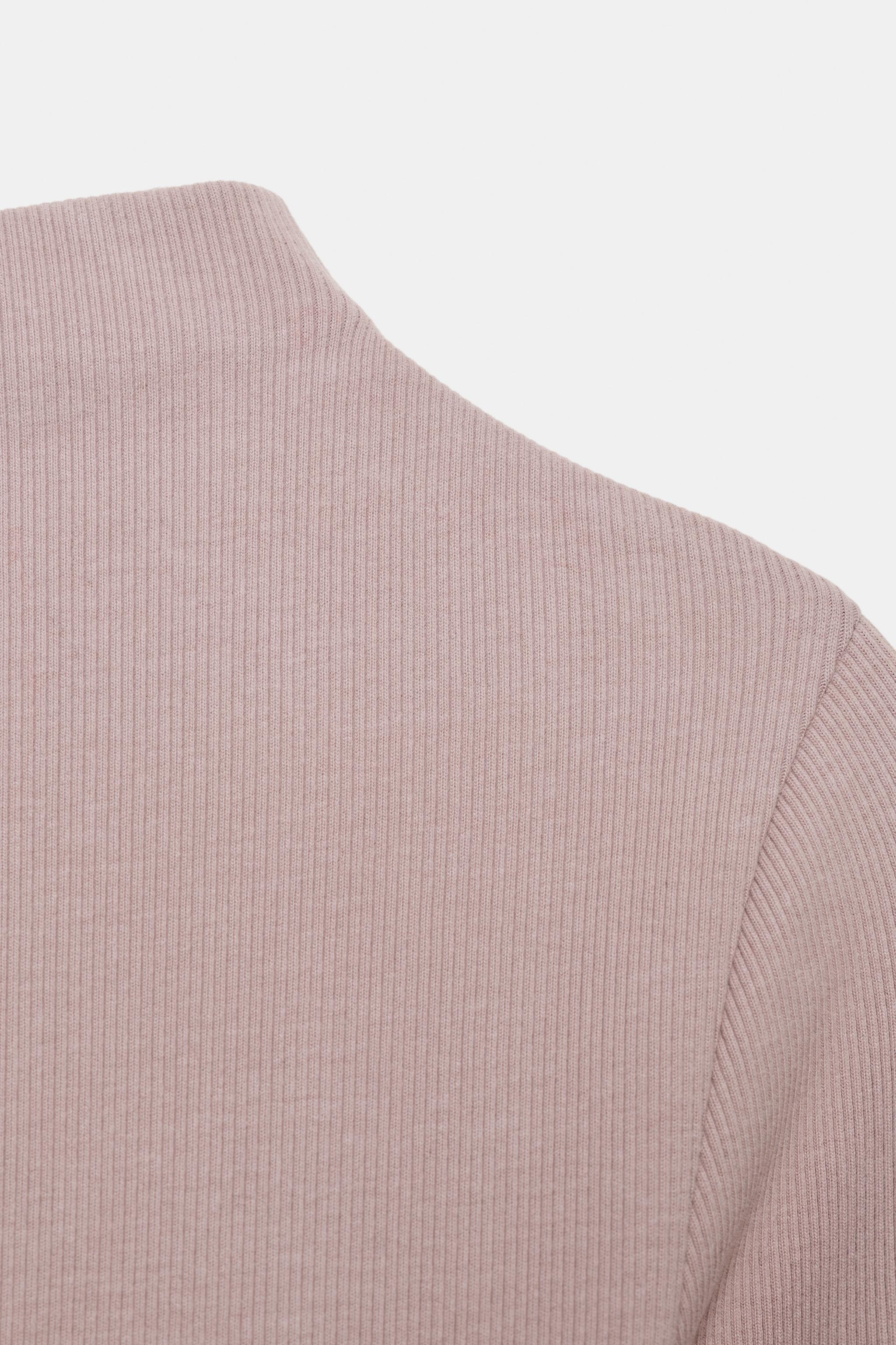 ROBE MI-LONGUE CÔTELÉE