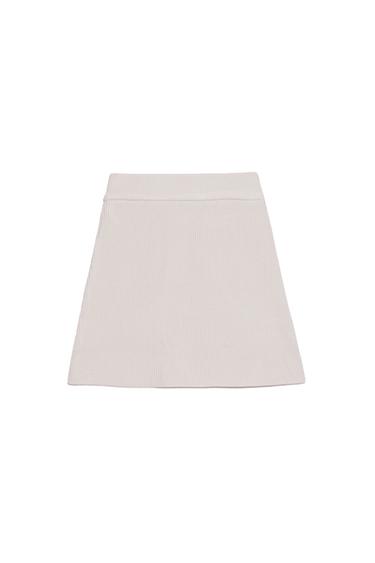 KNIT MINI SKIRT