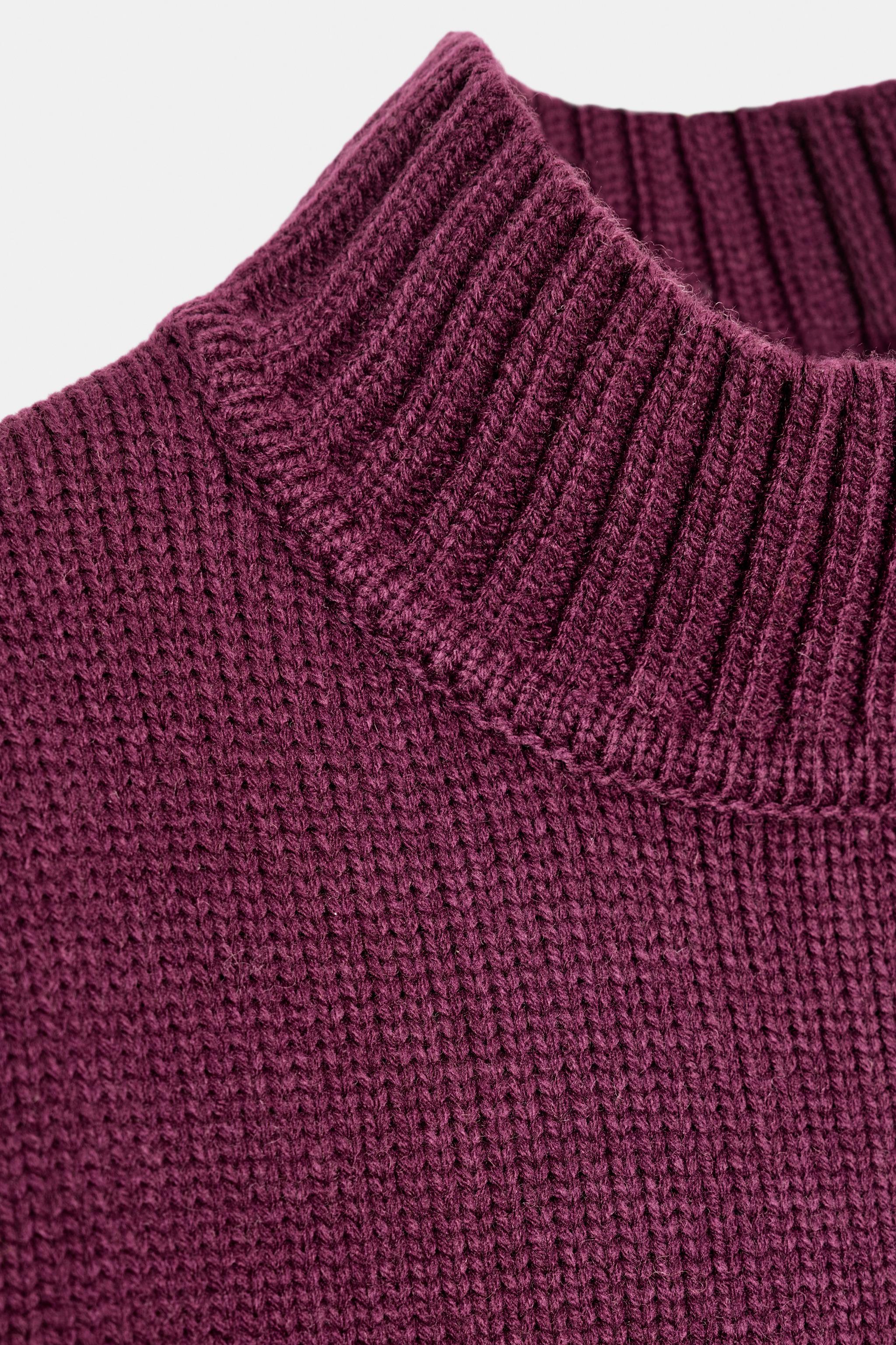 HIGH NECK KNIT JUMPER