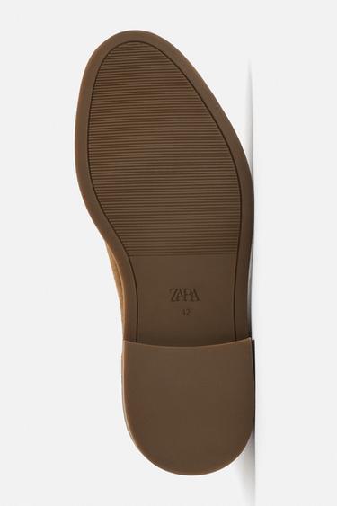 BOTTINES CHELSEA EN CUIR - Marron de Zara - Image 3