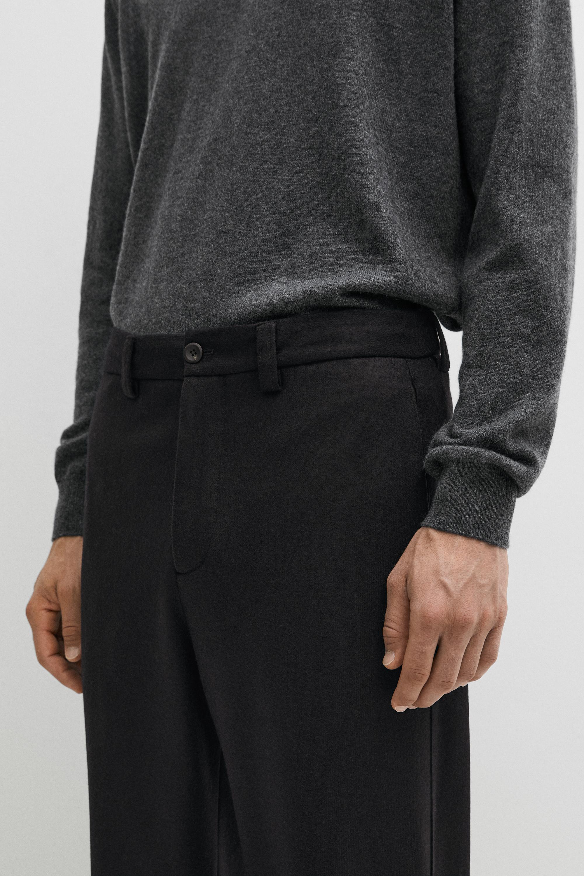 100% Wool Total Look Pants