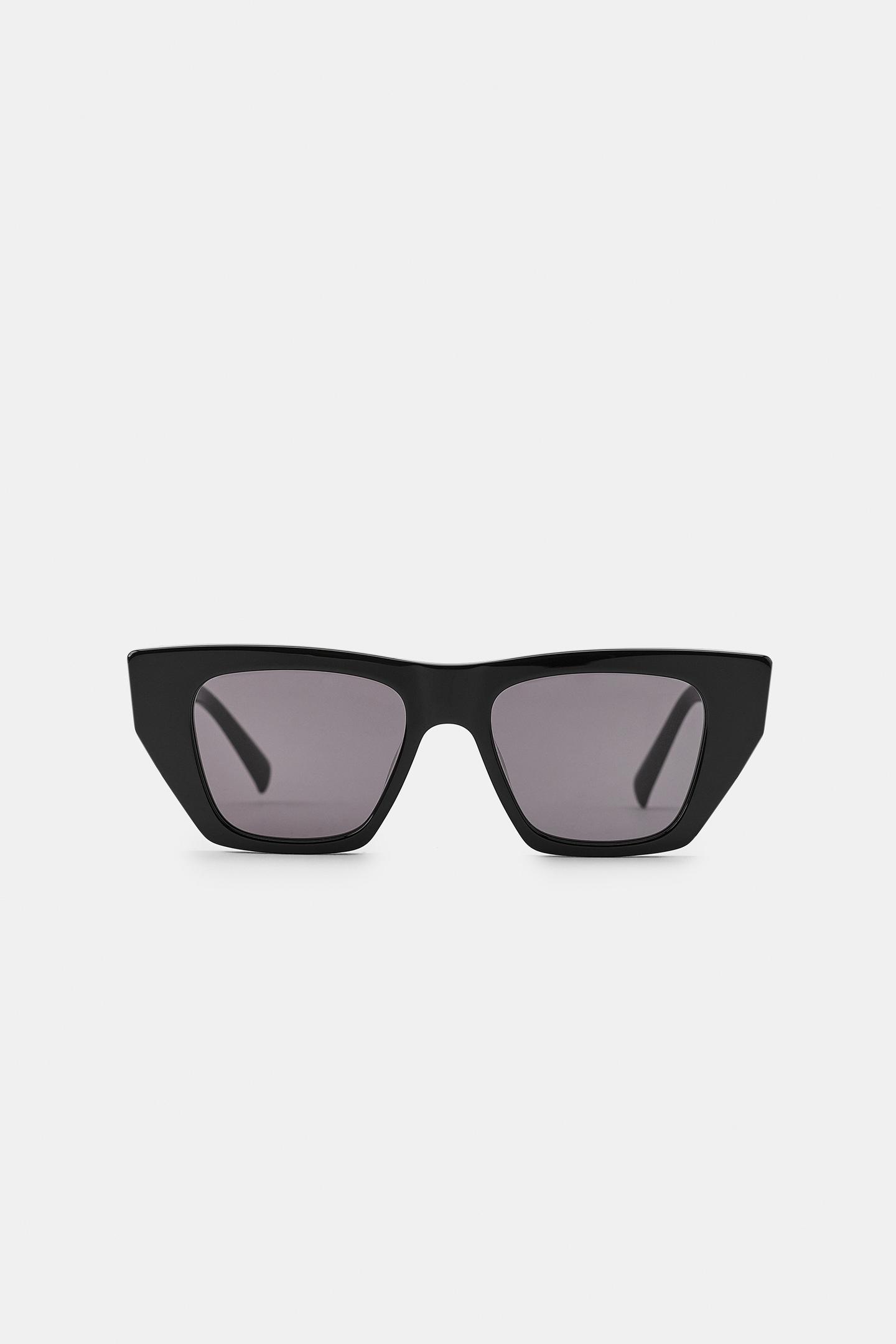Женские солнцезащитные очки Zara Cat-Eye Sunglasses, цвет: Чёрный — фото 3