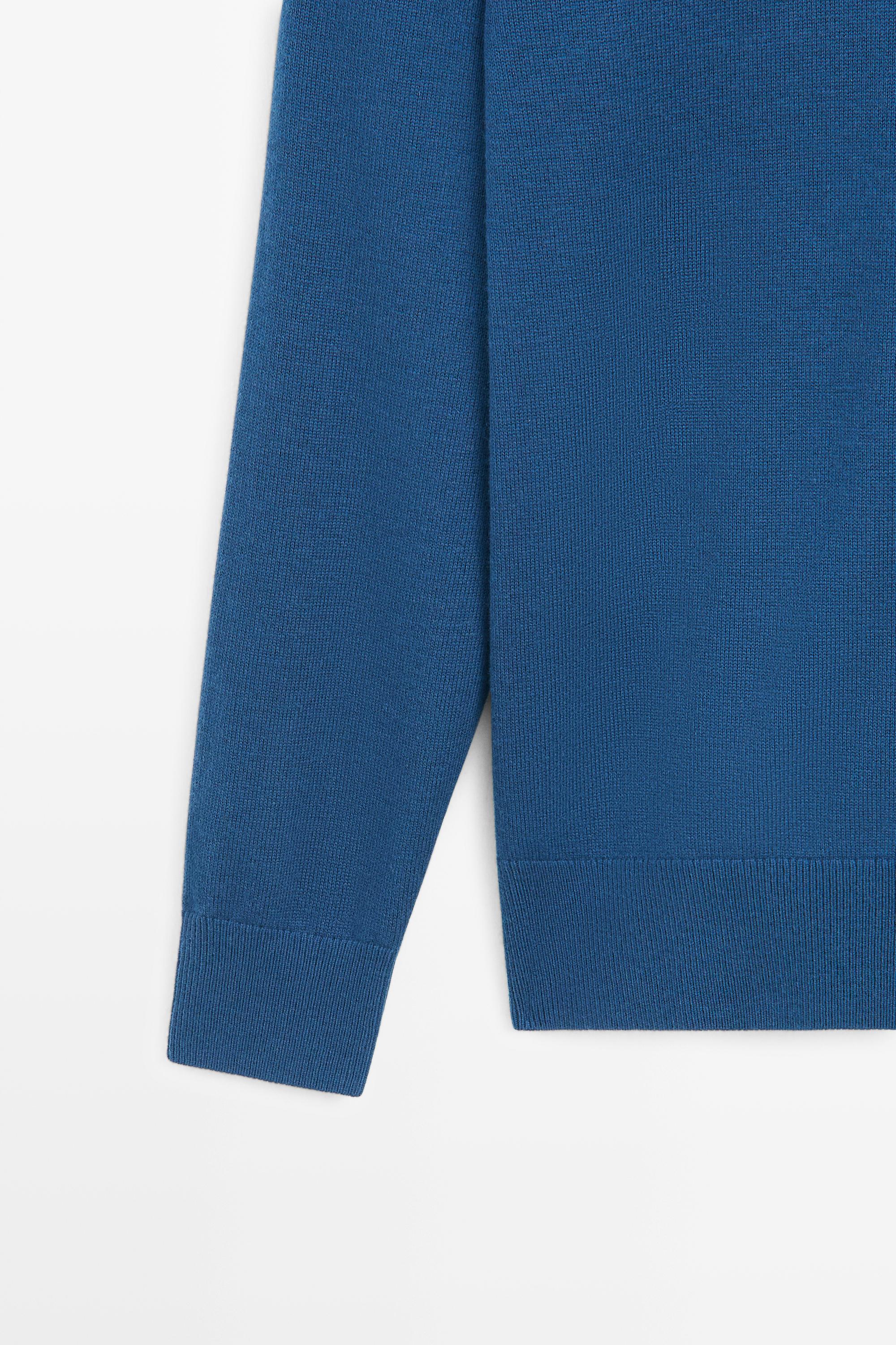 Pull polo en maille