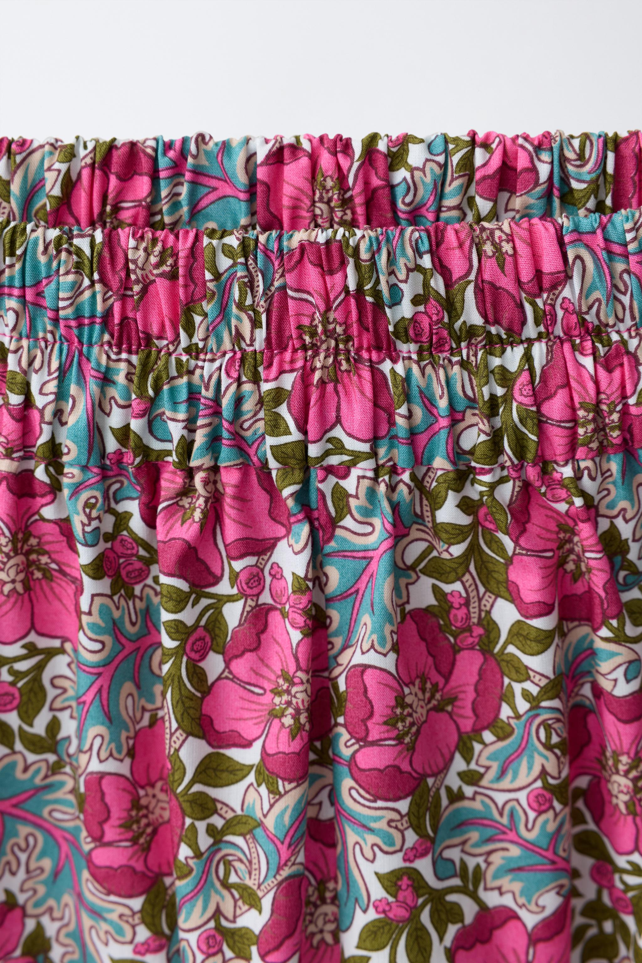 Детские брюки Zara PRINTED FLORAL BLOOMER PANTS MADE WITH LIBERTY FABRIC — фото 3