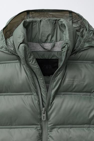 WATER-REPELLENT LIGHTWEIGHT HOODIE GILET - Khaki by Zara - Image 5