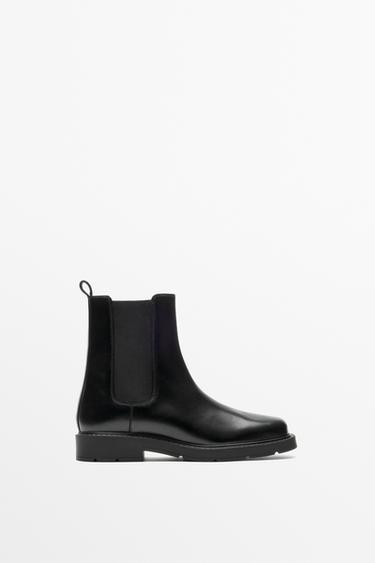 Flat Chelsea ankle — Black 1