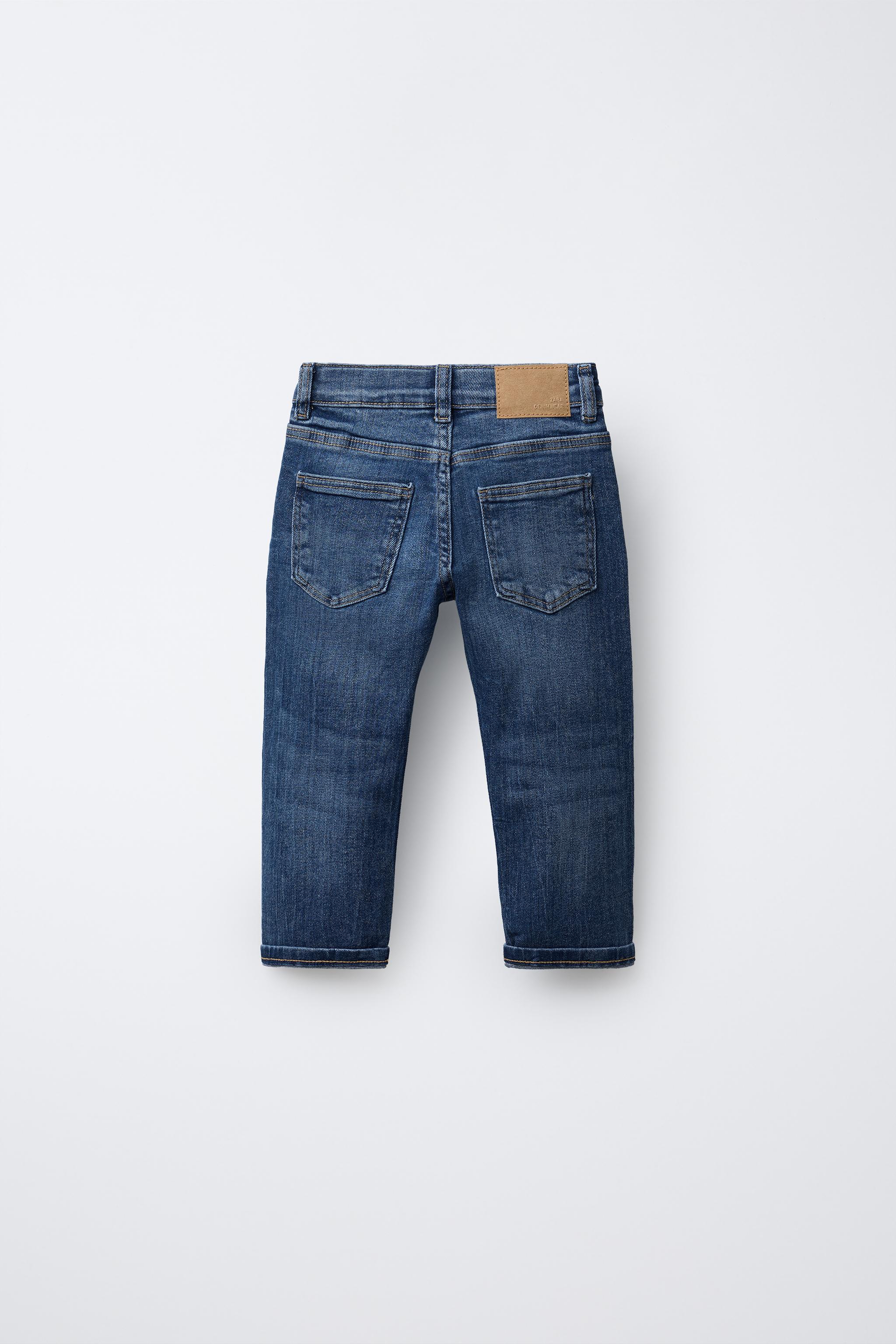 STRAIGHT FIT JEANS Blue ZARA India - Main Image