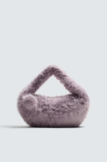 MAXI SHEEPSKIN BAG HARRY LAMBERT FOR ZARA X DISNEY - Mauve Purple by Zara