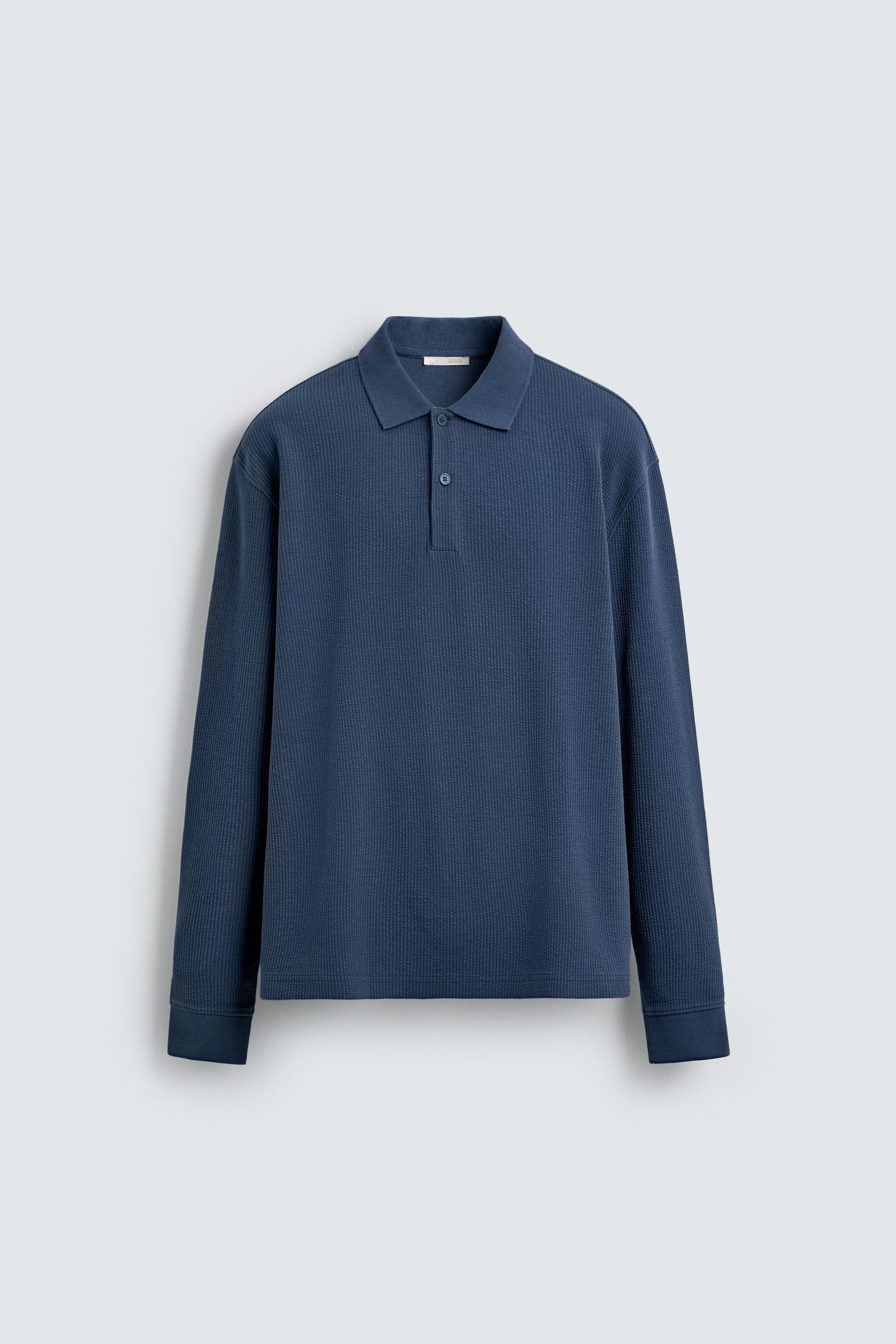 TEXTURED STRIPED POLO
