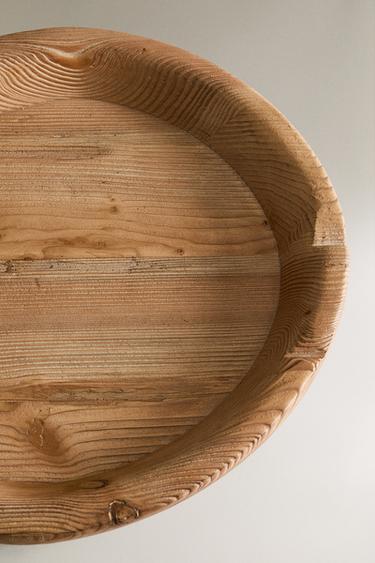 WOODEN DECORATIVE BOWL - Brown by Zara - Image 2
