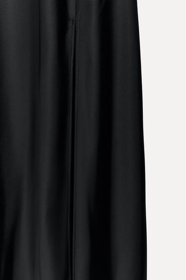 LONG SATIN DRESS 50TH ANNIVERSARY - Black by Zara - Image 3