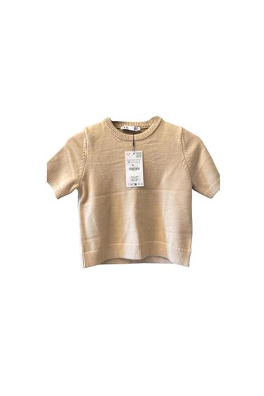CROP TOP SWEATER SHURT
