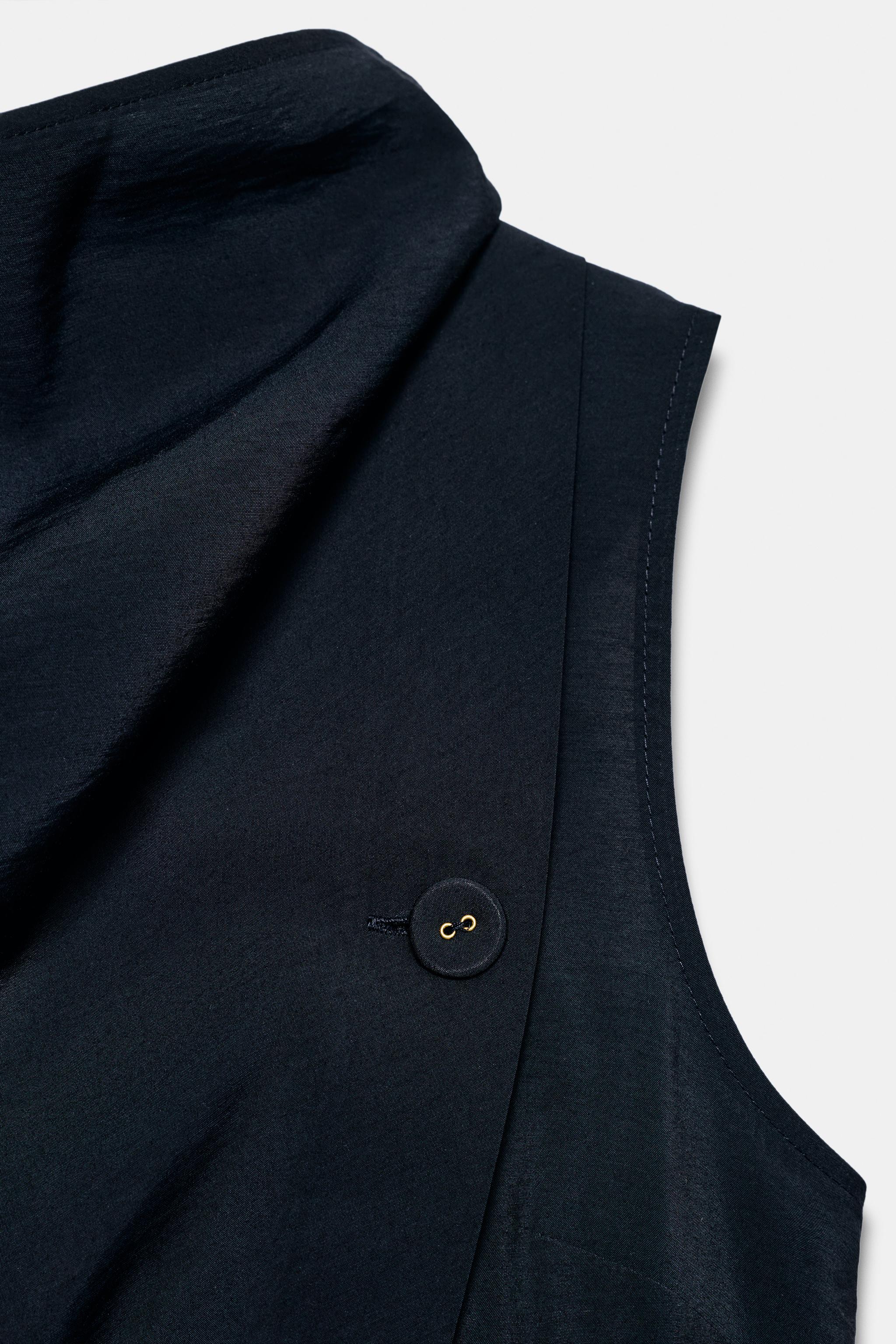 SCARF PEPLUM TOP