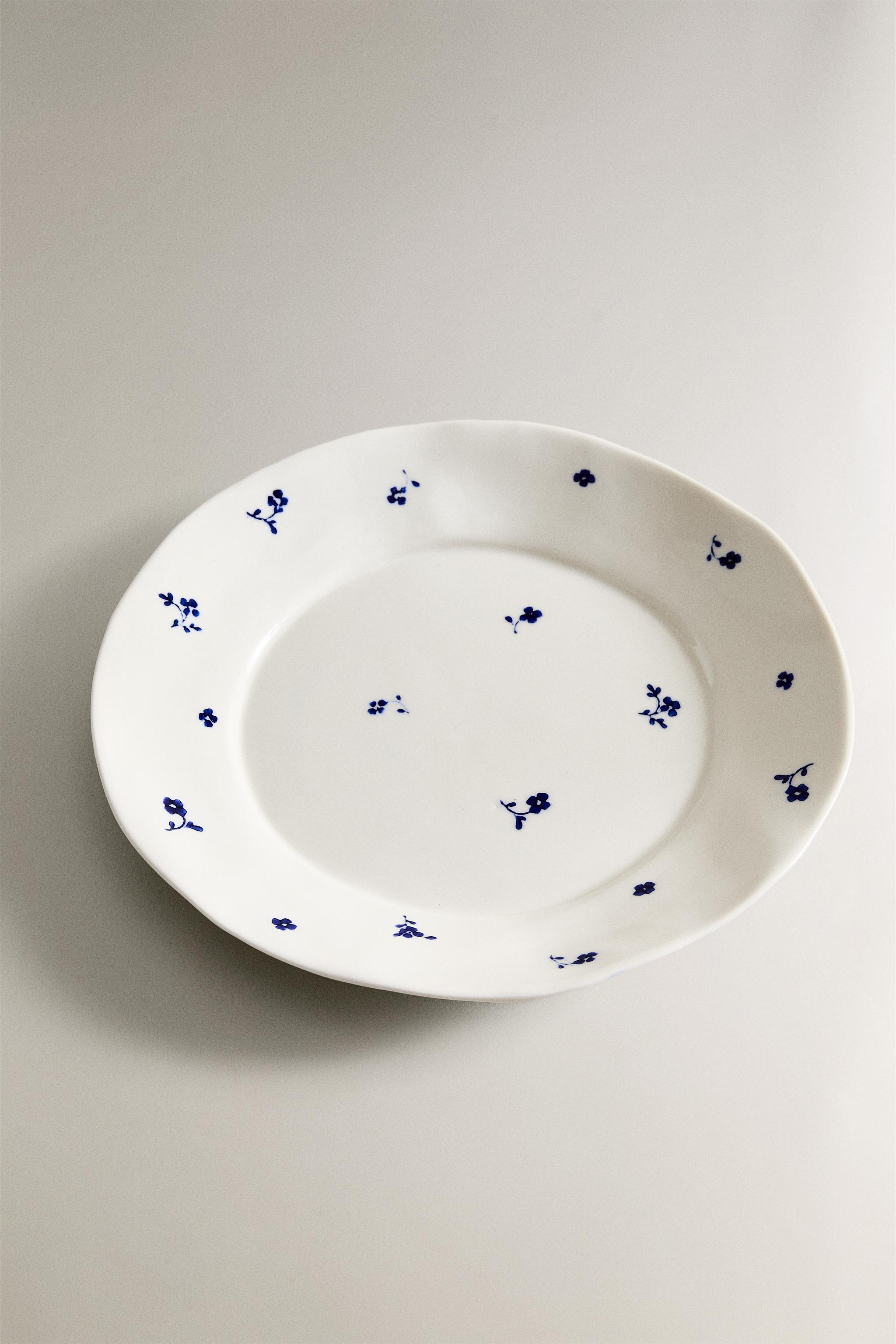 FLORAL PORCELAIN DINNER PLATE