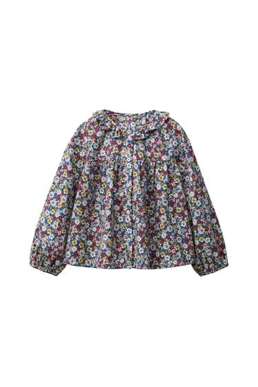BLUSE MIT BLUMENMUSTER - Bunt von Zara - Bild 0