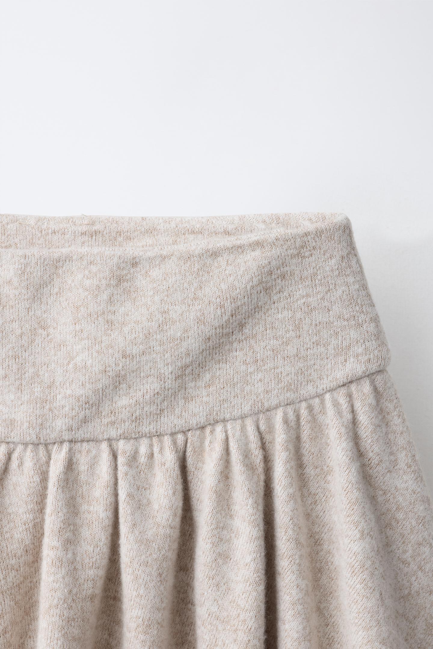 Детская юбка Zara Soft Touch Lace, цвет: Бежевый — фото 3