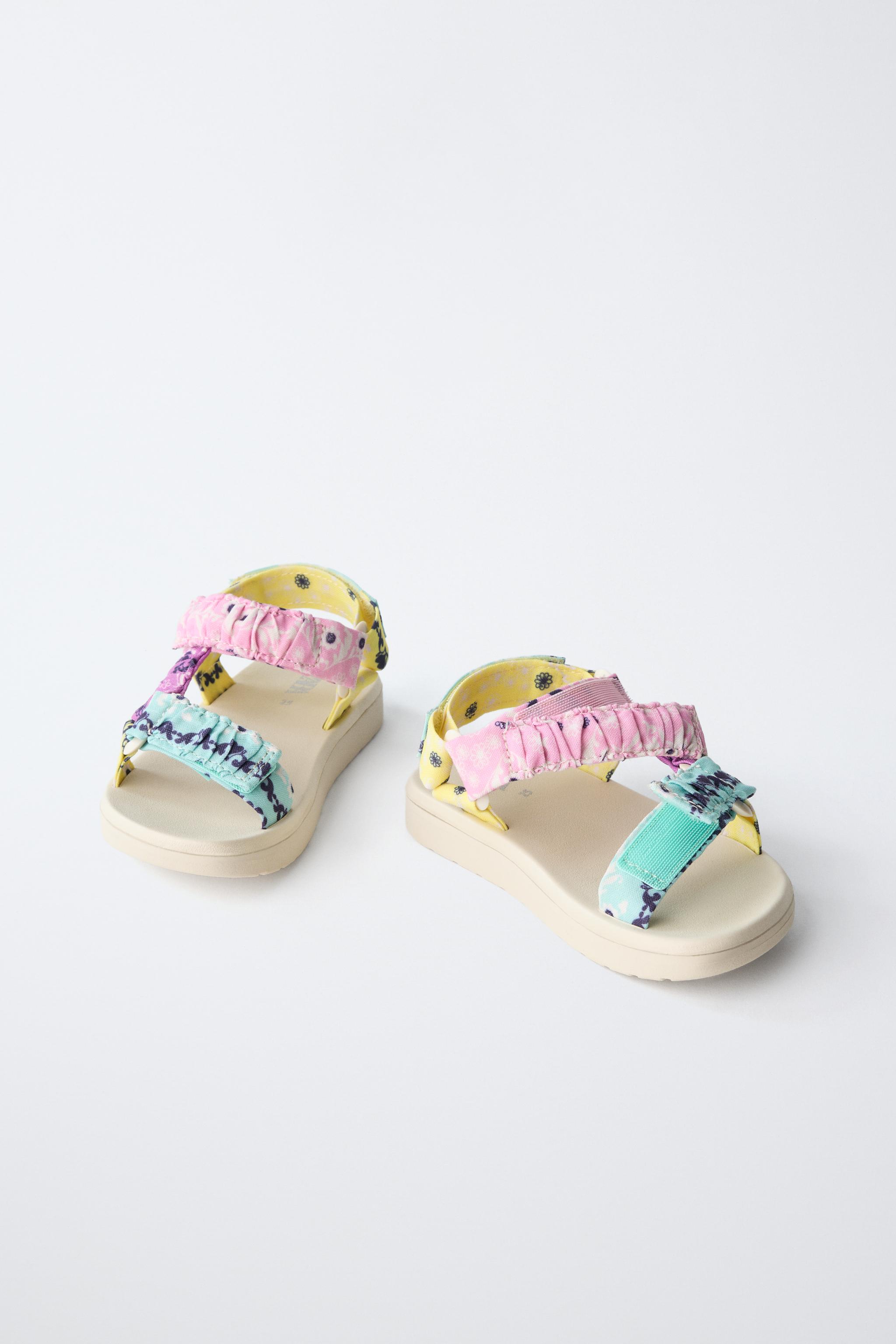 Детские сандалии Zara BANDANA TECHNICAL SANDALS — фото 4