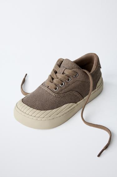 TENNIS EN COTON - Marron de Zara - Image 2